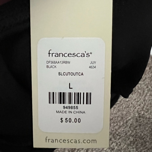 NWT Almost Famous gorgeous black cut out dress with rhinestone straps! - Picture 6 of 12